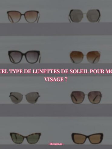 Quel Type de Lunettes de Soleil Convient le Mieux à Votre Visage en 2022 ?